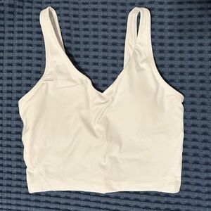 White Workout Crop Top